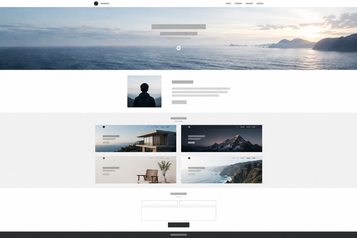 KI-erstelltes Demo-Bild eines OnePagers